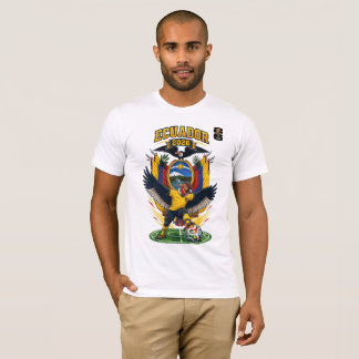 Camiseta Ecuador 2026 Cóndor Fútbol Patriótico Tシャツ