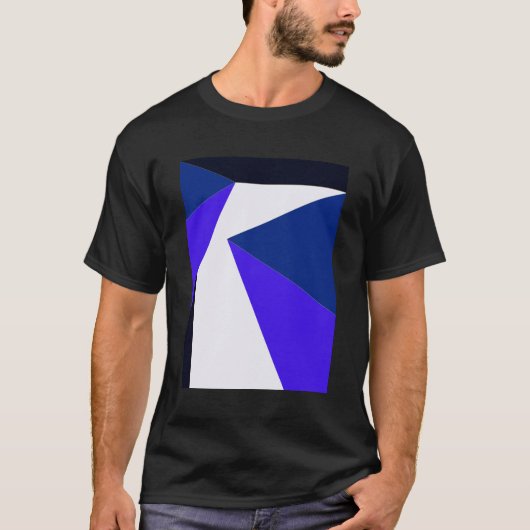 Camiseta estilo abstracto geométrico original tシャツ (正面)