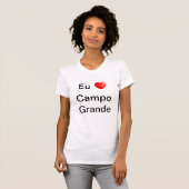 Camiseta eu amo Campo Grande Tシャツ (正面フル)