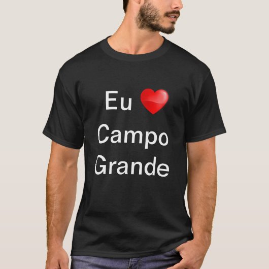 Camiseta eu amo Campo Grande Tシャツ (正面)