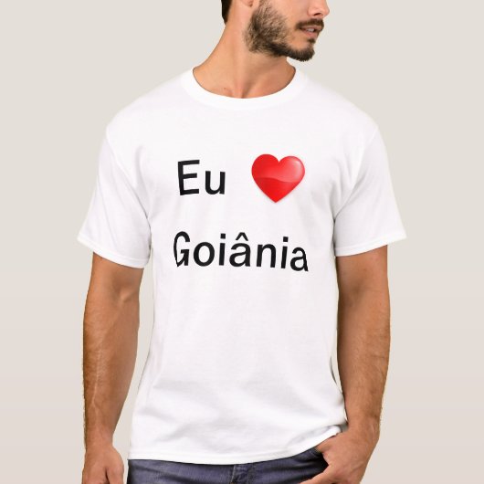 Camiseta eu amo Goiânia Tシャツ (正面)