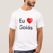 Camiseta eu amo Goiás Tシャツ (正面)