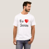 Camiseta eu amo Goiás Tシャツ (正面フル)