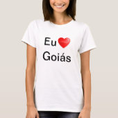 Camiseta eu amo Goiás Tシャツ (正面)