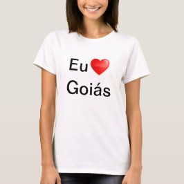 Camiseta eu amo Goiás Tシャツ
