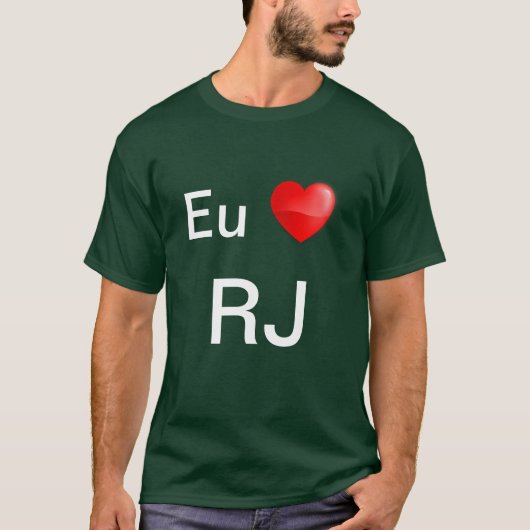Camiseta Eu amo RJ Tシャツ (正面)