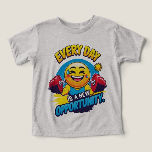 Camiseta Every Day is a New Opportunity (デザイン正面)