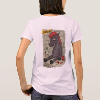 Camiseta Fem. Cavalo de Fogo - Back Tシャツ