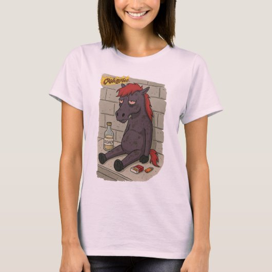 Camiseta Fem. Cavalo de Fogo - Front Tシャツ (正面)