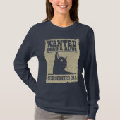 Camiseta Fem. Schrodinger's Cat - Dark - Front Tシャツ (正面)