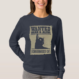 Camiseta Fem. Schrodinger's Cat - Dark - Front Tシャツ