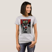 Camiseta Fem. Zombie Runner Cat - Front Tシャツ (正面フル)