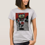 Camiseta Fem. Zombie Runner Cat - Front Tシャツ (正面)