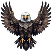 Camiseta Feminina Básica Águia Tribal Tシャツ