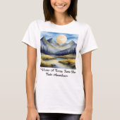 Camiseta Feminina Básica Amanhecer da Terra-2 Tシャツ (正面)