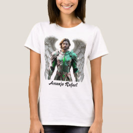 Camiseta Feminina Básica Arcanjo Rafael Tシャツ