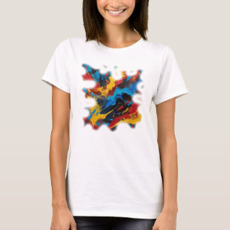 Camiseta Feminina Básica Arte Expressão Tシャツ