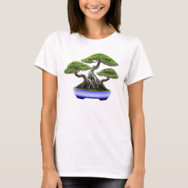 Camiseta Feminina Básica Bonsai-11 Tシャツ