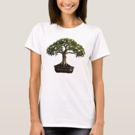 Camiseta Feminina Básica Bonsai-15 Tシャツ