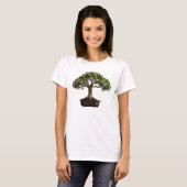 Camiseta Feminina Básica Bonsai-15 Tシャツ (正面フル)