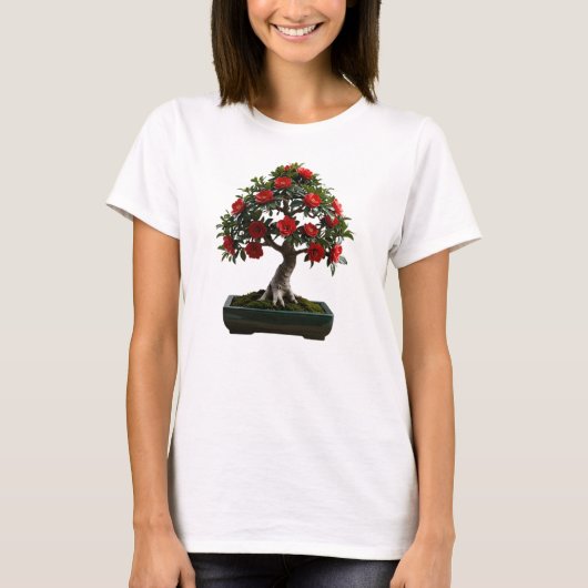 Camiseta Feminina Básica Bonsai-16 Tシャツ (正面)