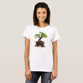Camiseta Feminina Básica Bonsai-1 Tシャツ (正面フル)