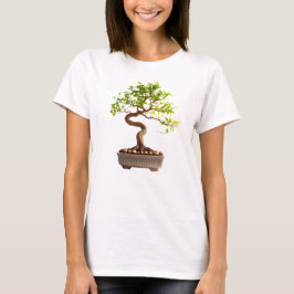 Camiseta Feminina Básica Bonsai-3 Tシャツ
