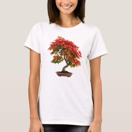 Camiseta Feminina Básica Bonsai-4 Tシャツ (正面)