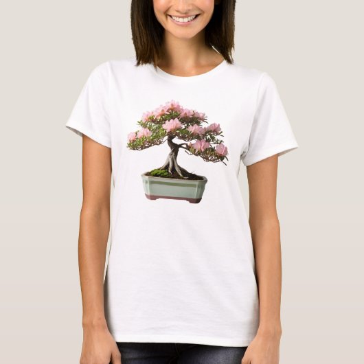 Camiseta Feminina Básica Bonsai-6 Tシャツ (正面)