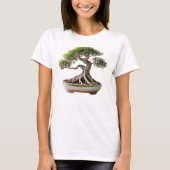 Camiseta Feminina Básica Bonsai-7 Tシャツ (正面)