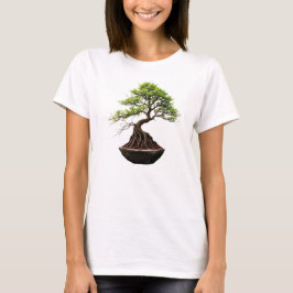 Camiseta Feminina Básica Bonsai-9 Tシャツ