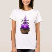 Camiseta Feminina Básica Chama Sagrada-7 Tシャツ (正面)