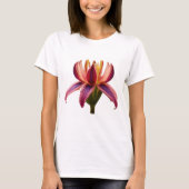 Camiseta Feminina Básica Flor Tシャツ (正面)