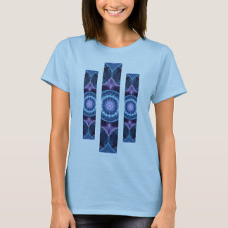 Camiseta Feminina Básica Fractal Geometrico-1 Tシャツ