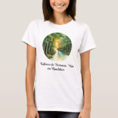 Camiseta Feminina Básica Reflexos da Terra-2 Tシャツ (正面)