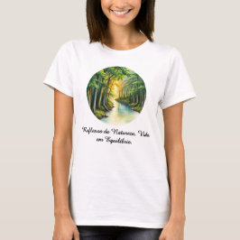 Camiseta Feminina Básica Reflexos da Terra-2 Tシャツ