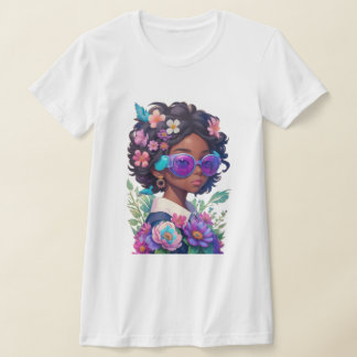 Camiseta Feminina Black Power Tシャツ