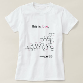 camiseta feminina - chemistry tシャツ