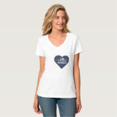 Camiseta Feminina Coração Fé Tシャツ (正面フル)