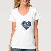 Camiseta Feminina Coração Fé Tシャツ (正面)
