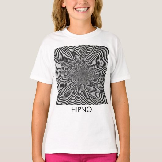 Camiseta Feminina juvenil Básica Hipno Tシャツ (正面)