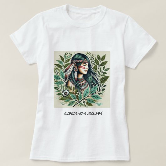 camiseta feminina para o uso do dia a dia tシャツ (デザイン正面)