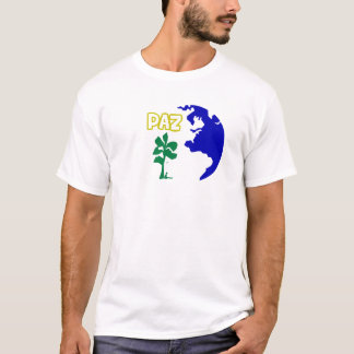Camiseta Feminina Paz 003 Tシャツ