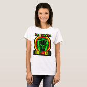 Camiseta Feminina Powerful Reggae Tシャツ (正面フル)