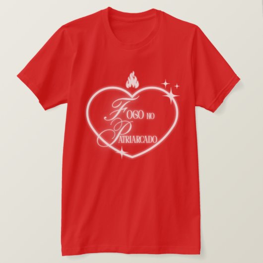 camiseta Fogo no Patriarcado Tシャツ (デザイン正面)