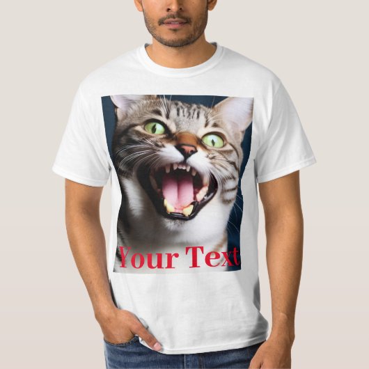 Camiseta Foto personalizado Y Texto Personalizado Tシャツ (正面)