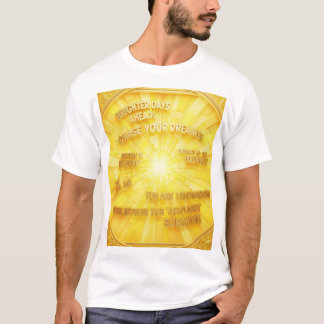 Camiseta frases de esperança e motivação tシャツ