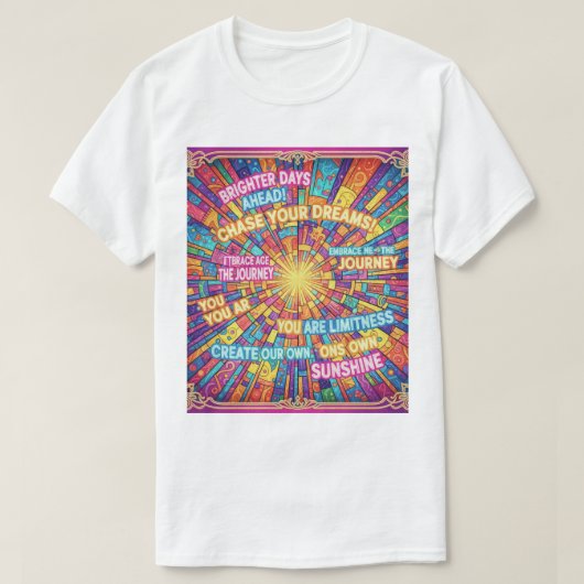 Camiseta frases motivação tシャツ (デザイン正面)