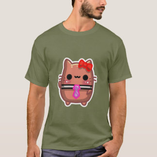 Camiseta gato kawaii  tシャツ