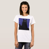 camiseta gato na noite tシャツ (正面フル)